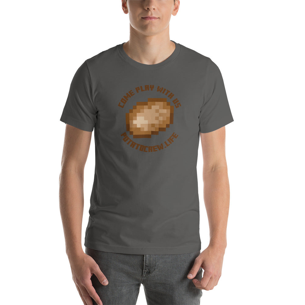 Potato Crew Minecraft Pixel Unisex t-shirt