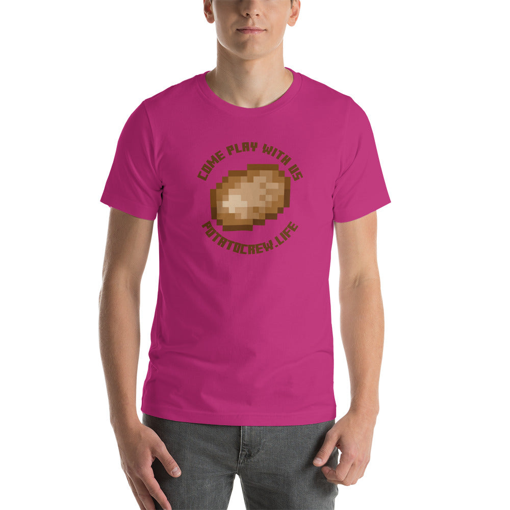 Potato Crew Minecraft Pixel Unisex t-shirt