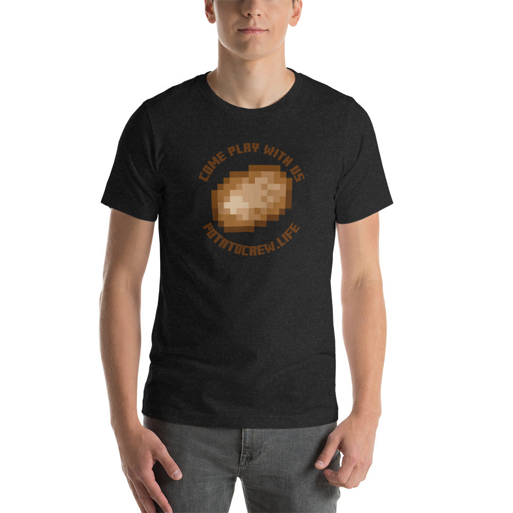 Potato Crew Minecraft Pixel Unisex t-shirt