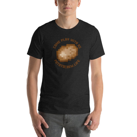 Potato Crew Minecraft Pixel Unisex t-shirt