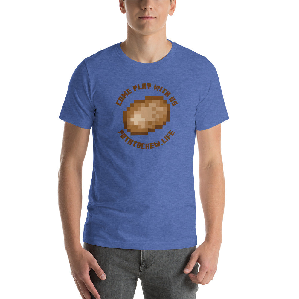 Potato Crew Minecraft Pixel Unisex t-shirt