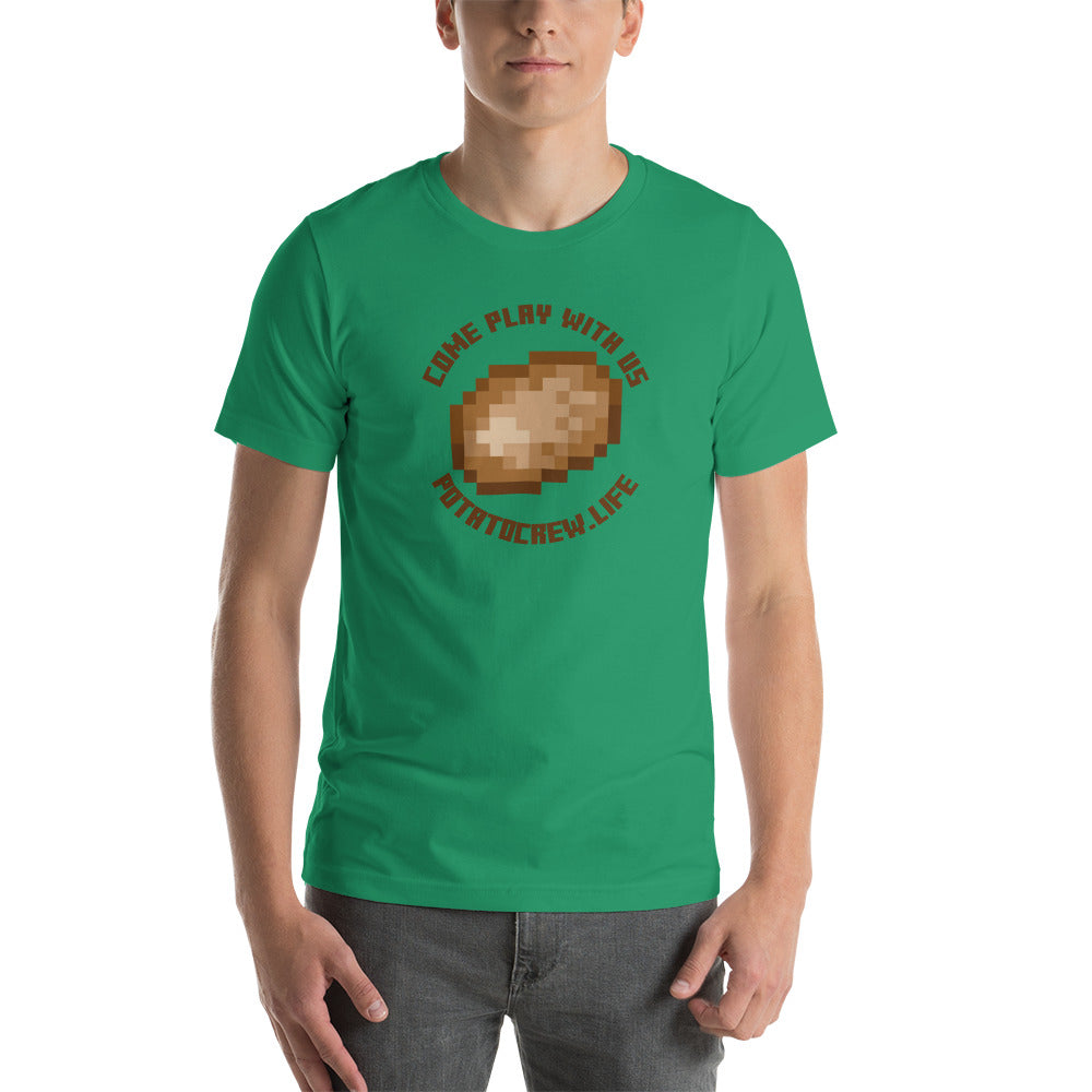 Potato Crew Minecraft Pixel Unisex t-shirt