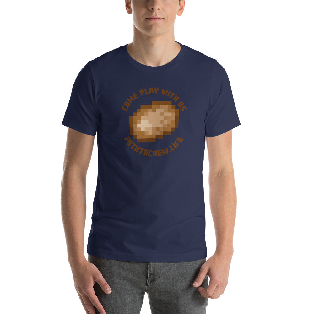 Potato Crew Minecraft Pixel Unisex t-shirt