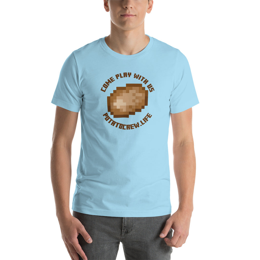 Potato Crew Minecraft Pixel Unisex t-shirt