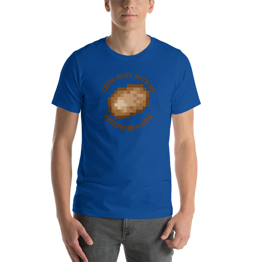 Potato Crew Minecraft Pixel Unisex t-shirt