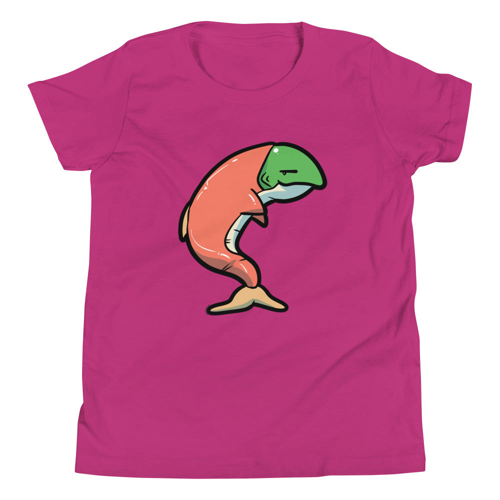 Life Support Salmon Happy Youth Short Sleeve T-Shirt