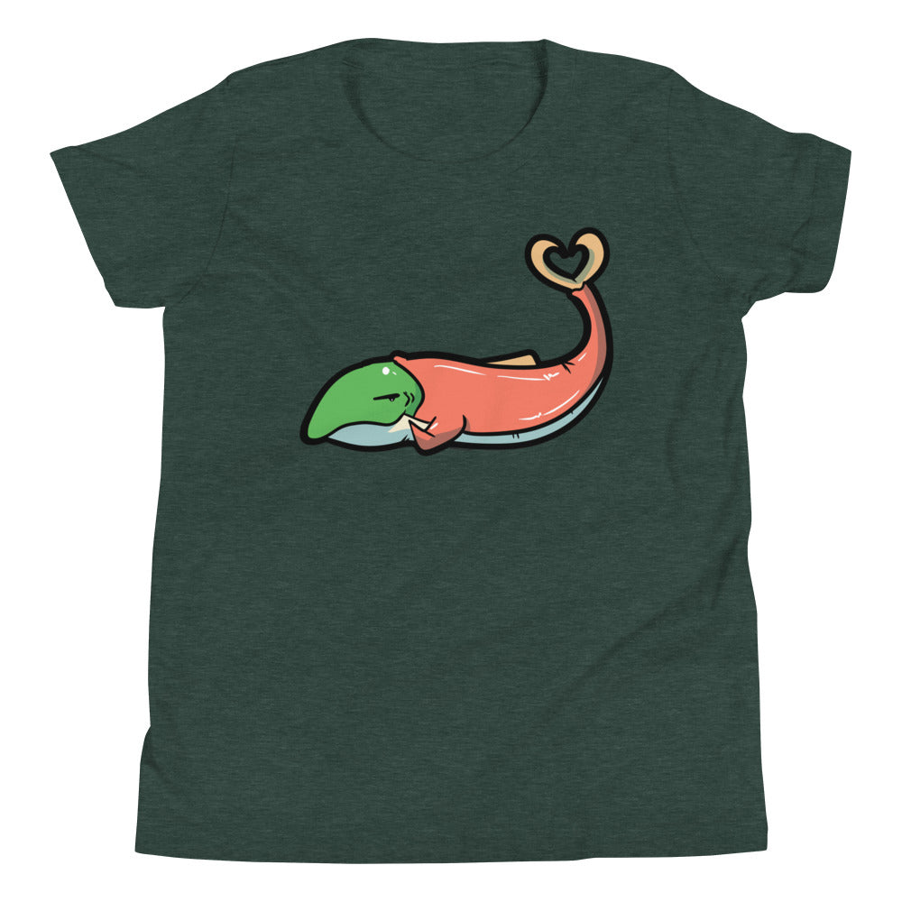 Life Support Salmon Love Youth Short Sleeve T-Shirt